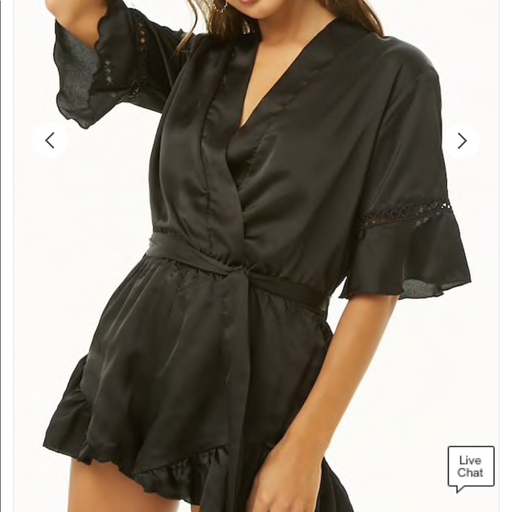 NEW Silk Romper - Picture 2 of 5